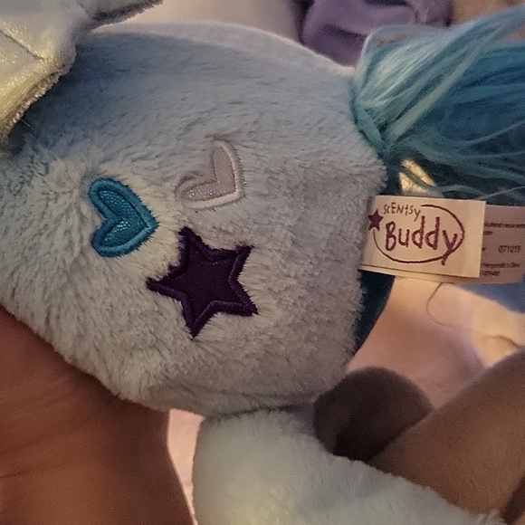 Scentsy Buddy 16" Plush Halley the Blue Unicorn Pegacorn - Picture 2 of 2